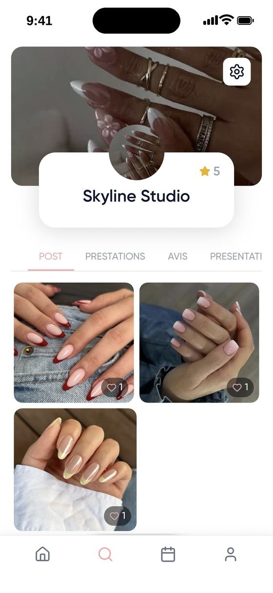 Profil d'une prothésiste sur Mallow avec ses publications